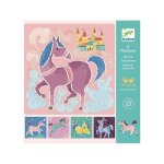 Pochoirs chevaux x5 djeco