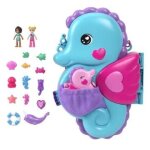 Polly pocket - papa et moi - sac surprises hippocampe et 2 mini - figurines