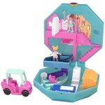 Polly pocket - journee au spa - coffret incluant 2 mini - figurines 2. 5 cm et 5 surprises