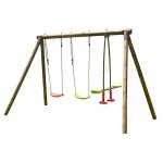 Portique soulet pacco en bois de couleur marron