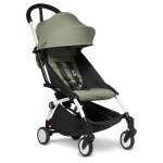 Poussette yoyo 6 + chssis blanc olive - vert
