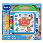 Livre interactif vtech mon imagier bilingue - 100 mots - b�b� - 3 modes de jeu