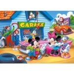Puzzle 104 pièces - mickey et ses amis : un tour au garage Puzzle 104 pièces - mickey et ses amis : un tour au garage