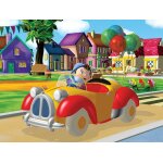 Puzzle 45 pices - oui oui : petit tour en voiture