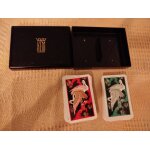 Coffret de 2 jeux de 54 cartes de chez kem plastic playing cards. inc . n 563 - made in usa - 1935 , ...