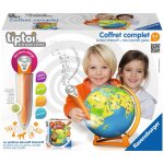 Ravensburger tiptoi - coffret complet lecteur interactif + mon 1er globe interactif