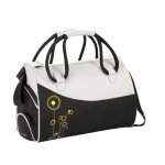 Sac a langer fleurs nois / gris - badabulle