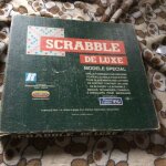 Scrabble de luxe mod�le sp�ciale. incomplet. a compl�ter. manque grille tournante, notice et chevalets ...