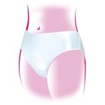 Slips jetables tigex taille m blanc