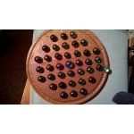 Solitaire en boi + billes