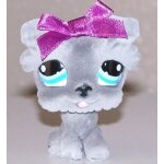 Spcial #1006 - petshop collector le schnauzer velours gris