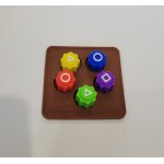 Squid game - jeu des osselets avec socle