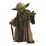 Star wars stickers master yoda 100 x 70 cm