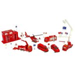 Starlux coffret assortiment vehicules intervention secours de pompiers city 6414 feu incendie jeu jouet ...