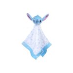 Stitch grand doudou plat lange blanc et bleu 40 x 40 cm - peluche enfant et bebe et 1 carte tigre - naissance ...
