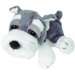 Suki gifts li'l peepers cats and dogs schnauzer dog soft boa plush toy (grey / white)