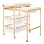 Table a langer avec baignoire coulissante baby pool 2en1 avec matelas imperméable blanc et 2 compartiments ... Table a langer avec baignoire coulissante baby pool 2en1 avec matelas imperméable blanc et 2 compartiments ...