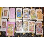 Tarot divinatoire = art nouveau , editions fabbri, france de 2002, 81 cartes