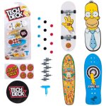 Tech deck, coffret de 4 fingerboards ultra dlx, skateboards simpsons, mini - skateboards personnalisables ...