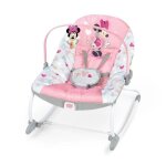 Transat bright stars disney baby minnie - evolutif - 2 positions inclinaison - 61 x 86 x 71 cm - rose ...