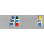 Tuile pour jeu chromino