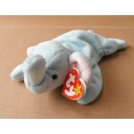 Ty beanie babies peanut the elephant stuffed animal plush toy - 8 inches long - baby blue - style 4062 ...