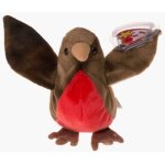 Ty beanie baby - peluche animaux - early l'oiseau robin