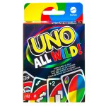 Mattel games - uno all wild - jeu de cartes famille - 7 ans et +