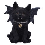 Vampuss - figurine de chat chauve - souris noir 16cm