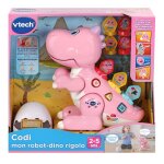 Vtech baby codi mon robot - dino rigolo rose