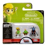 World of nintendo, micro land, the legend of zelda windwaker hd, link, makar, and bokoblin figures World of nintendo, micro land, the legend of zelda windwaker hd, link, makar, and bokoblin figures