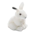 Wwf - 15182003 - peluche - lapin des neiges - 19 cm