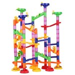 Zjchao circuit billes, 105pcs toboggans a billes marble run, labyrinthe billes jeu de construction jouet ... Zjchao circuit billes, 105pcs toboggans a billes marble run, labyrinthe billes jeu de construction jouet ...