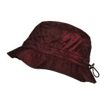 Bob impermable bordeaux rglable