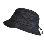Bob impermable noir rglable