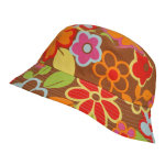 Bob multicolore, pop flowers