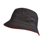 Bob de pluie marron / orange