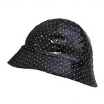 Bob vinyle noir  pois