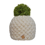 Bonnet cru, pompon anis