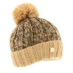 Bonnet grosse maille, beige