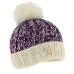 Bonnet grosse maille, ecru