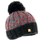 Bonnet grosse maille, gris