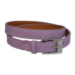 Bracelet en cuir lavande