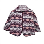 Cape femme, fantaisie prune