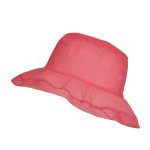 Chapeau organza, rose