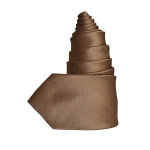Cravate plumetis marron glac