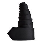 Cravate slim noire