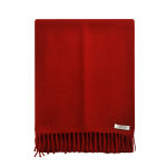charpe cachemire, rouge