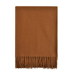 Echarpe cognac lambswool