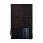 Echarpe eliot marron / bleu